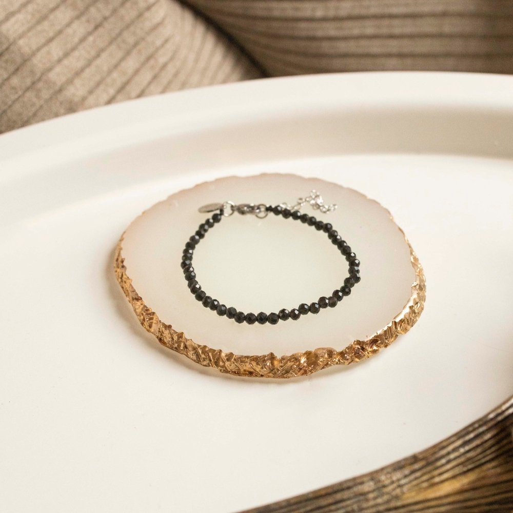 Obsidian Facet Bracelet - ISLA IDA™