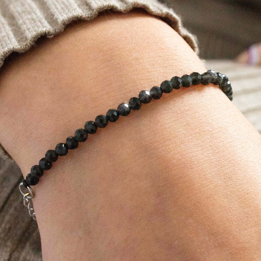 Obsidian Facet Bracelet - ISLA IDA™