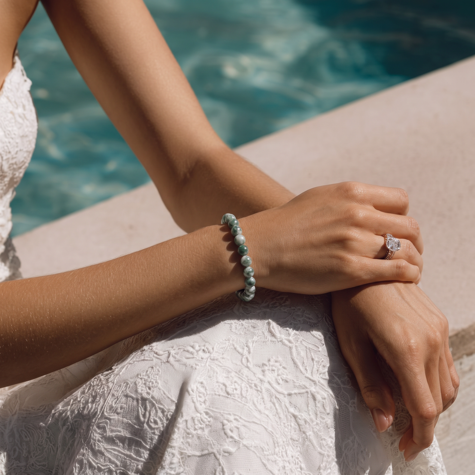 Green Agate Energy Bracelet