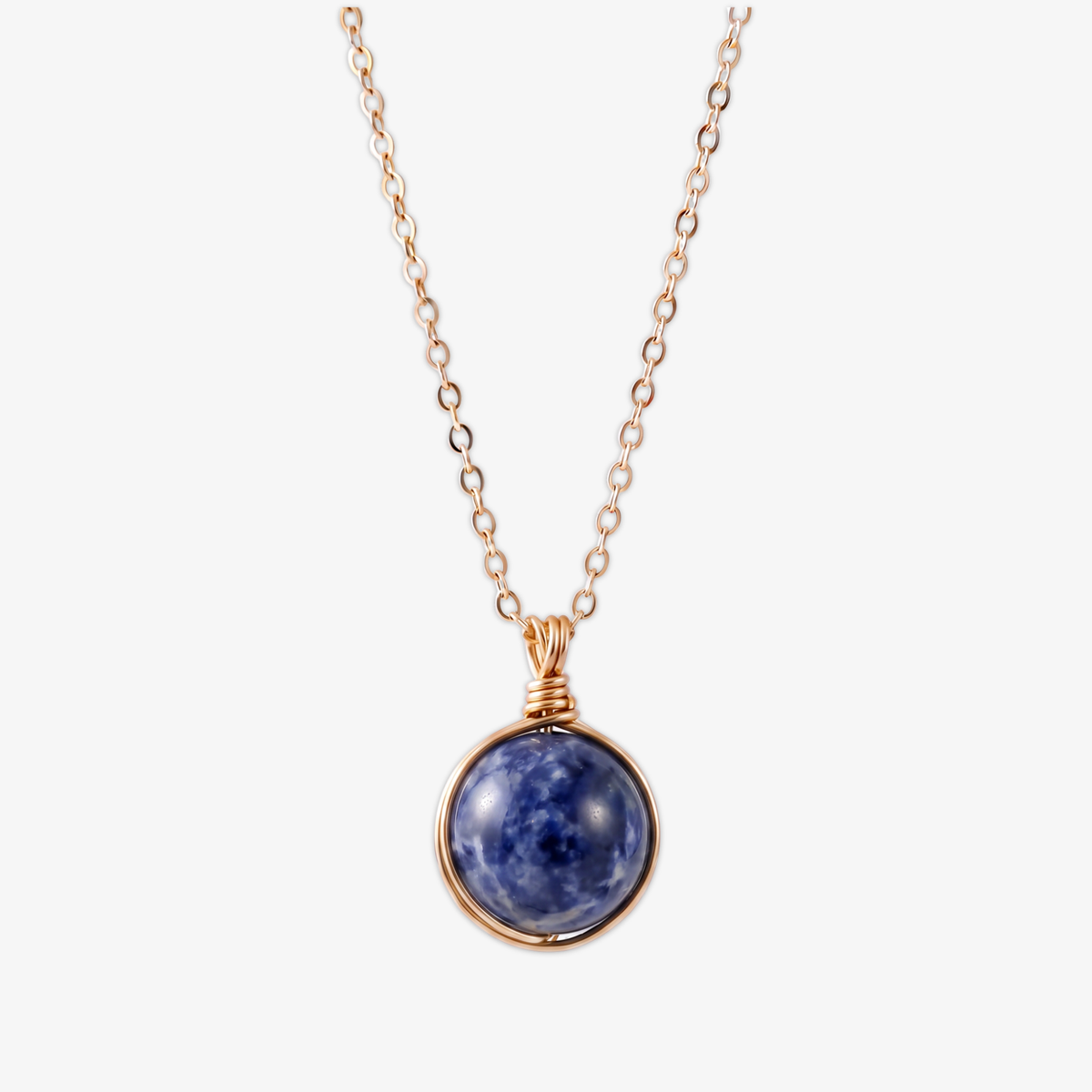 Sodalite Orb Necklace
