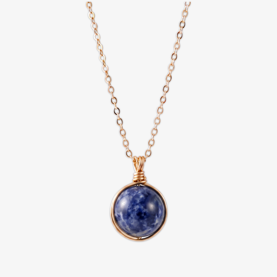 Sodalite Orb Necklace
