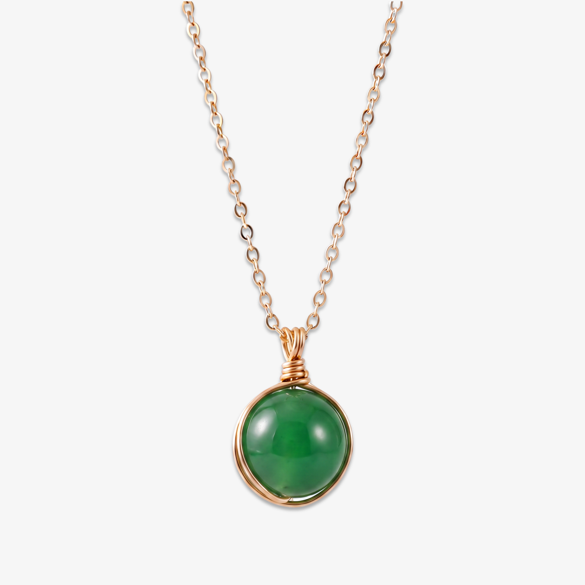 Aventurine Orb Necklace
