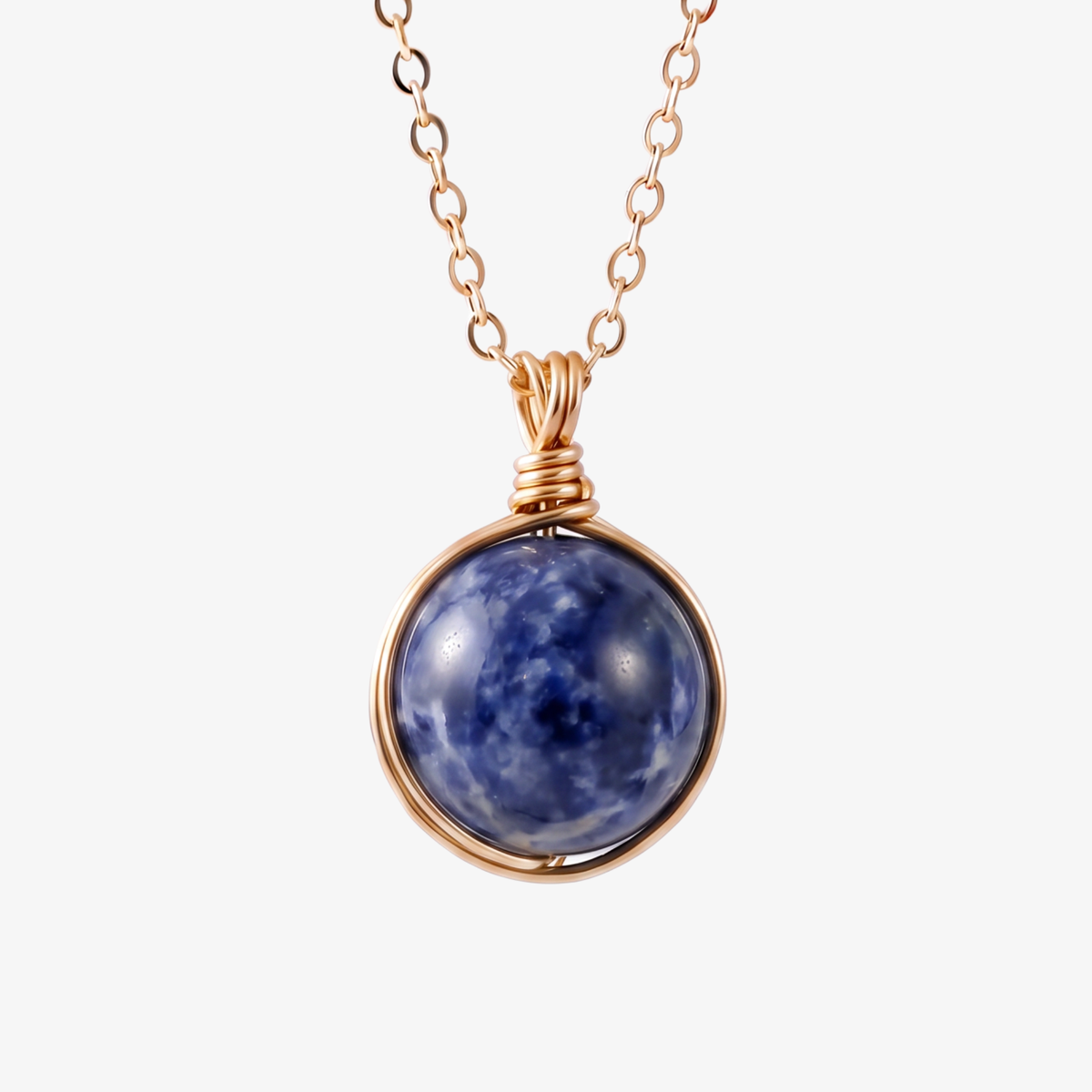 Sodalite Orb Necklace