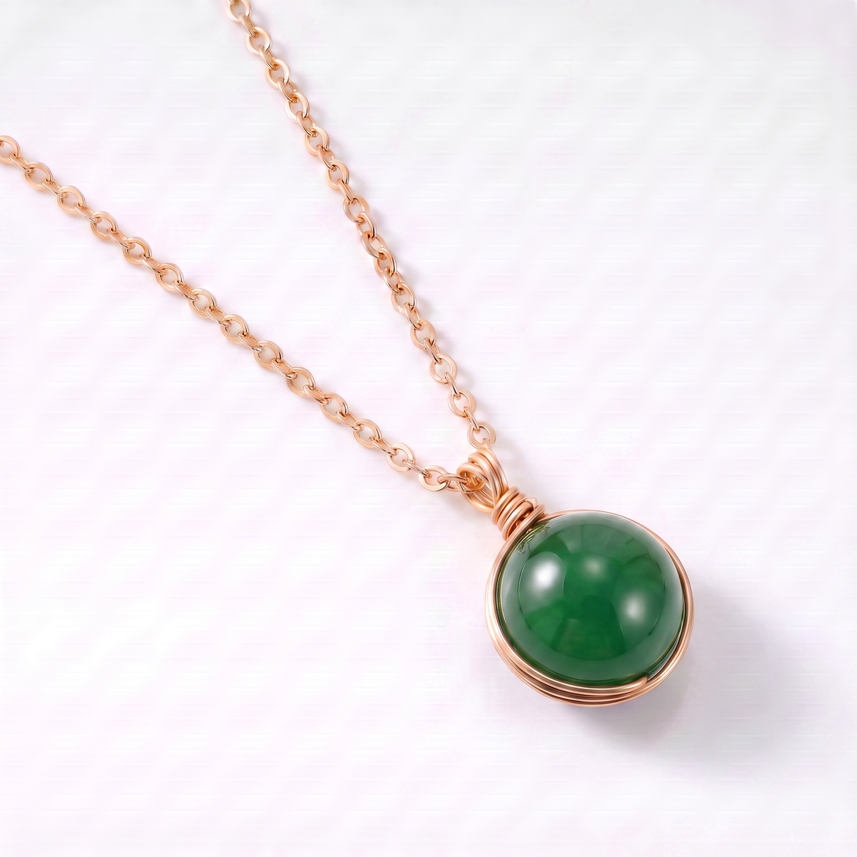 Aventurine Orb Necklace