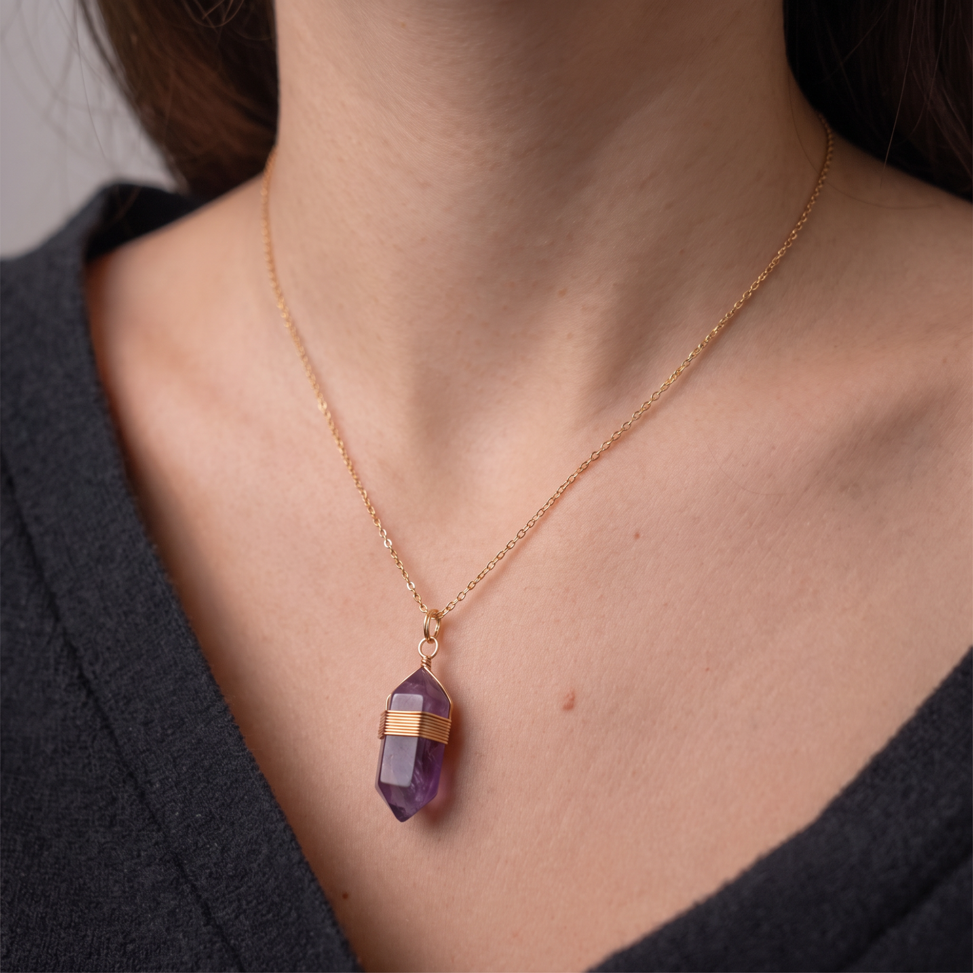 Amethyst Healing Necklace