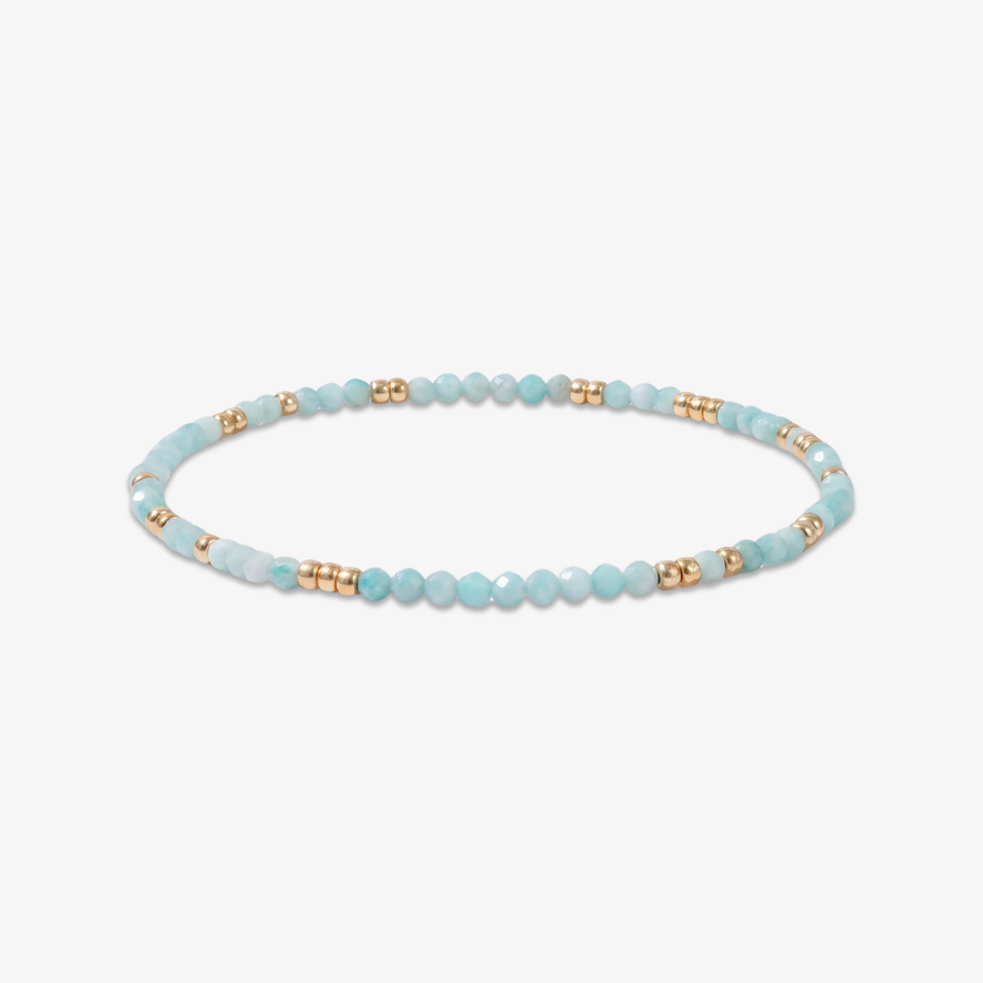 Aquamarine Stretch Bracelet