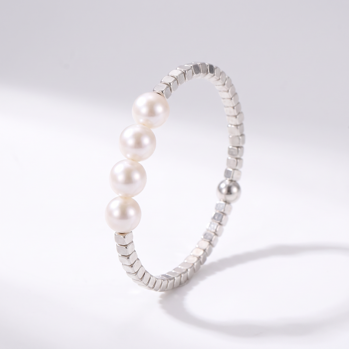 Silver Sky & Pearl Ring
