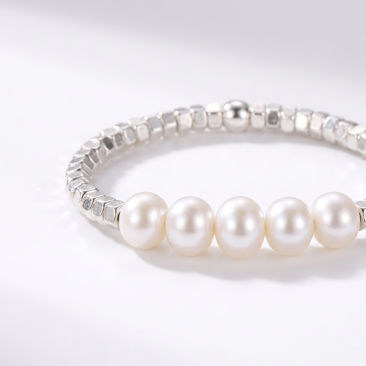 Silver Sky & Pearl Ring