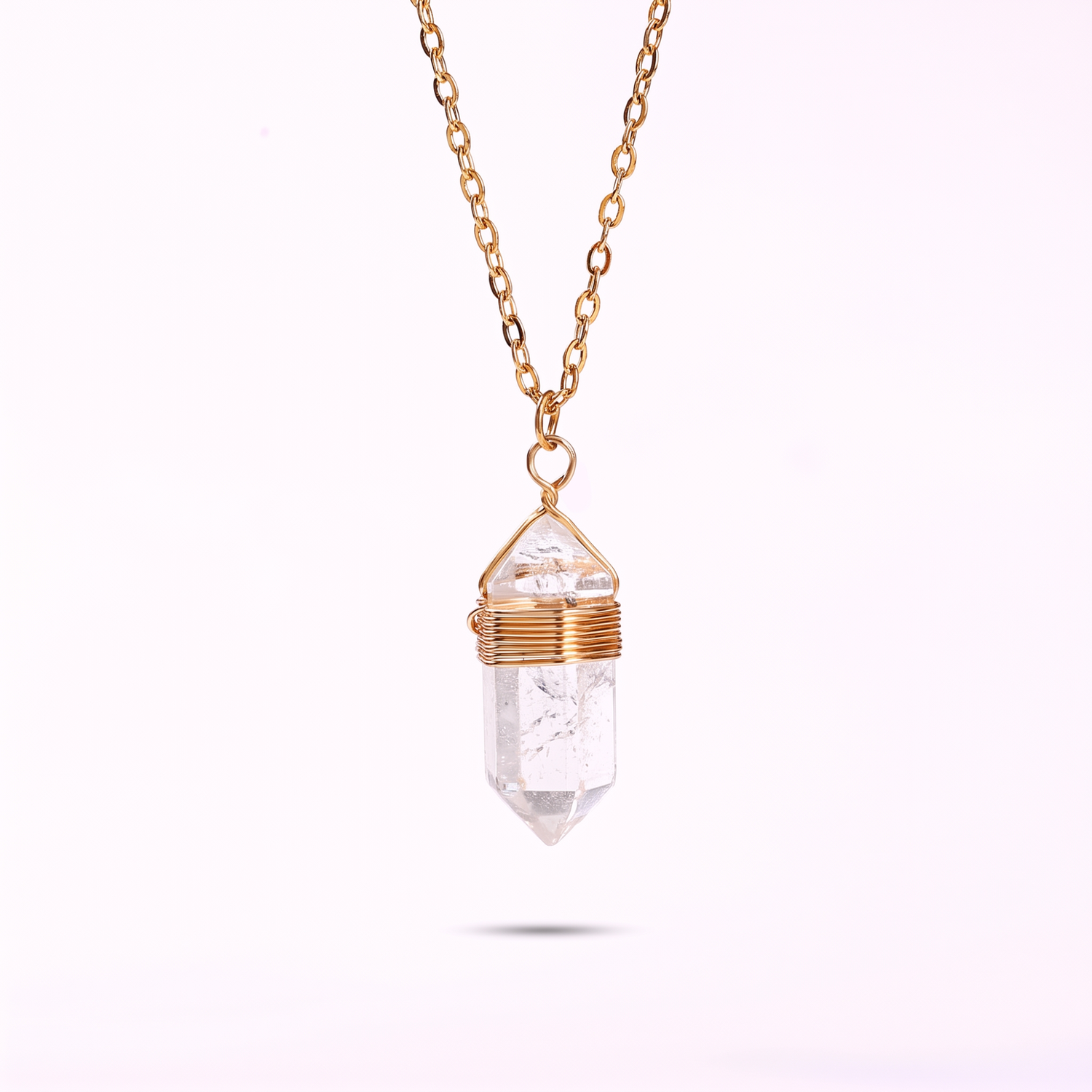Clear Quartz Healing Necklace