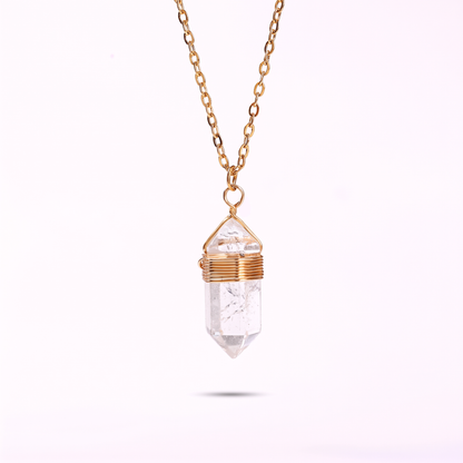 Clear Quartz Healing Necklace