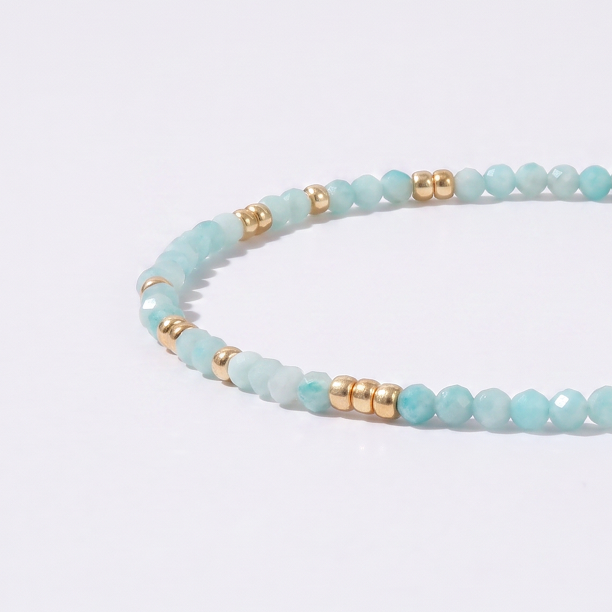 Aquamarine Stretch Bracelet