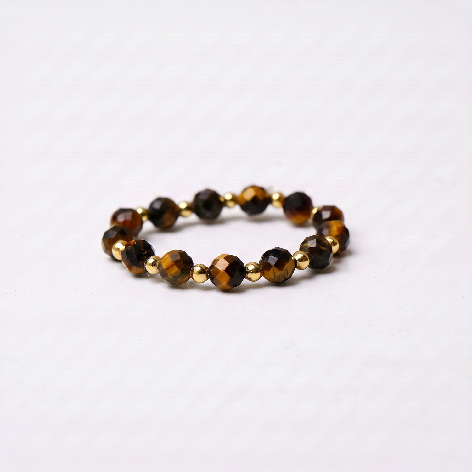 Tiger Eye Aura Ring