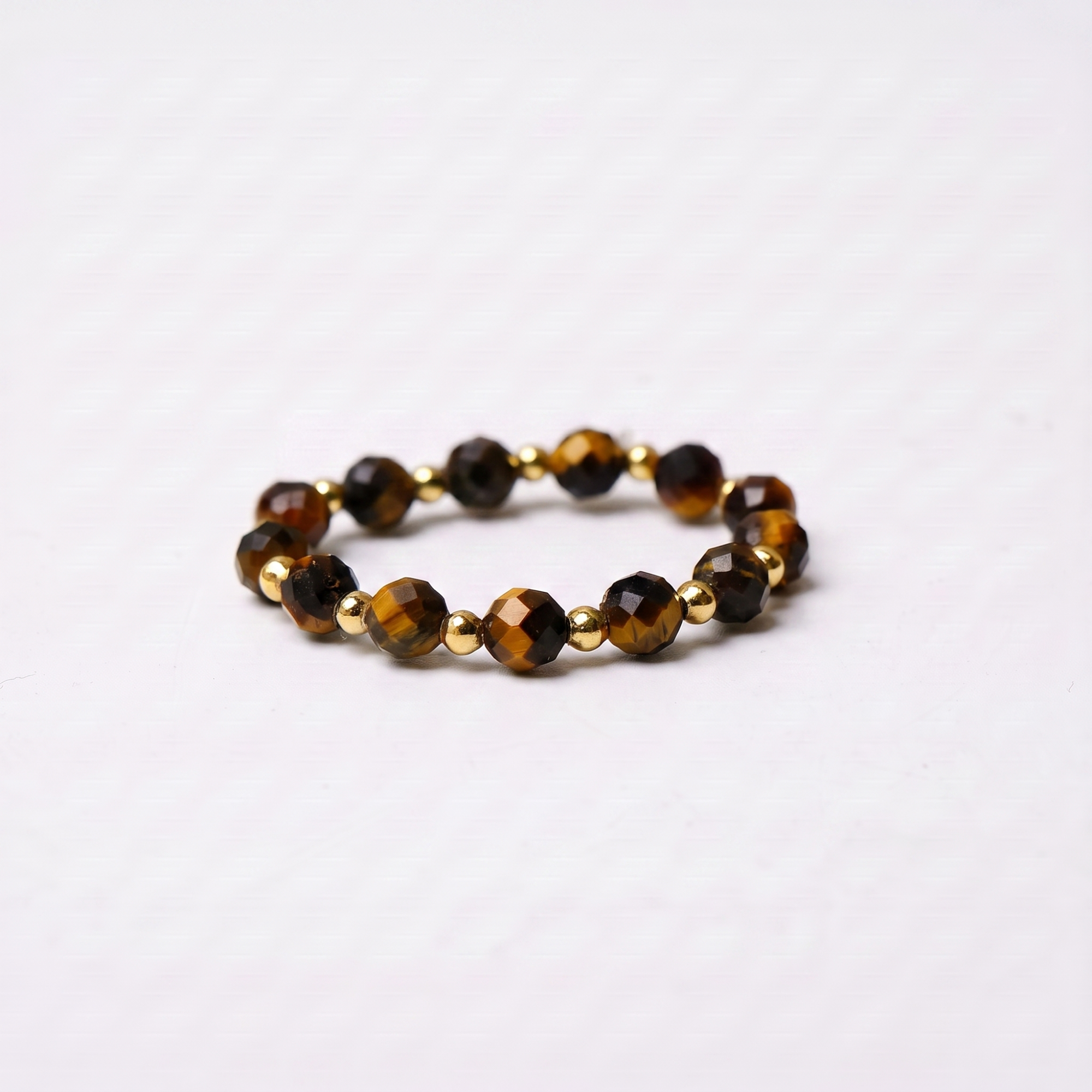 Tiger Eye Aura Ring