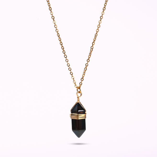 Black Tourmaline Healing Necklace