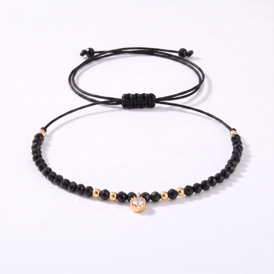 Black Tourmaline Spark Bracelet