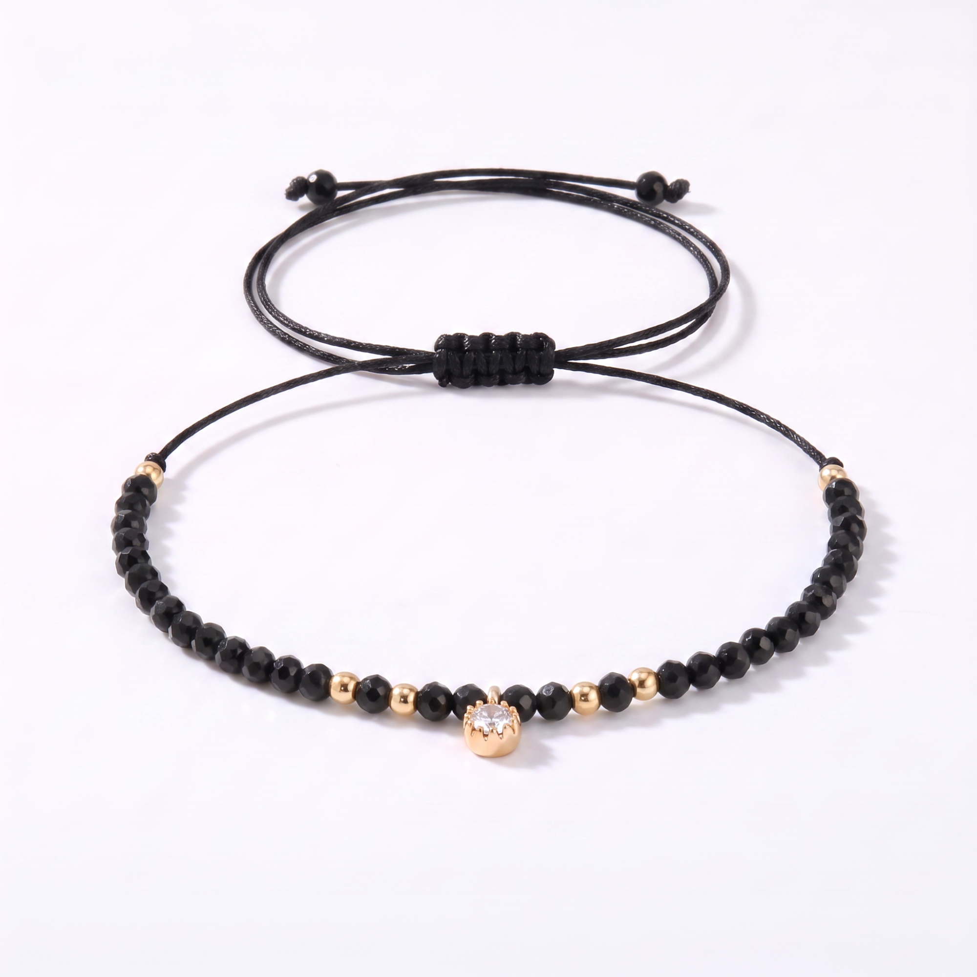 Black Tourmaline Spark Bracelet