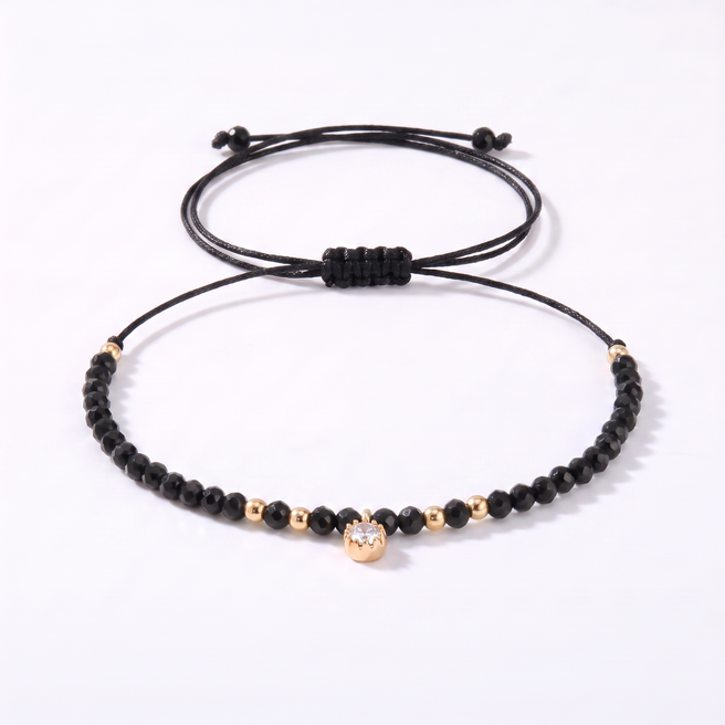 Black Tourmaline Spark Bracelet