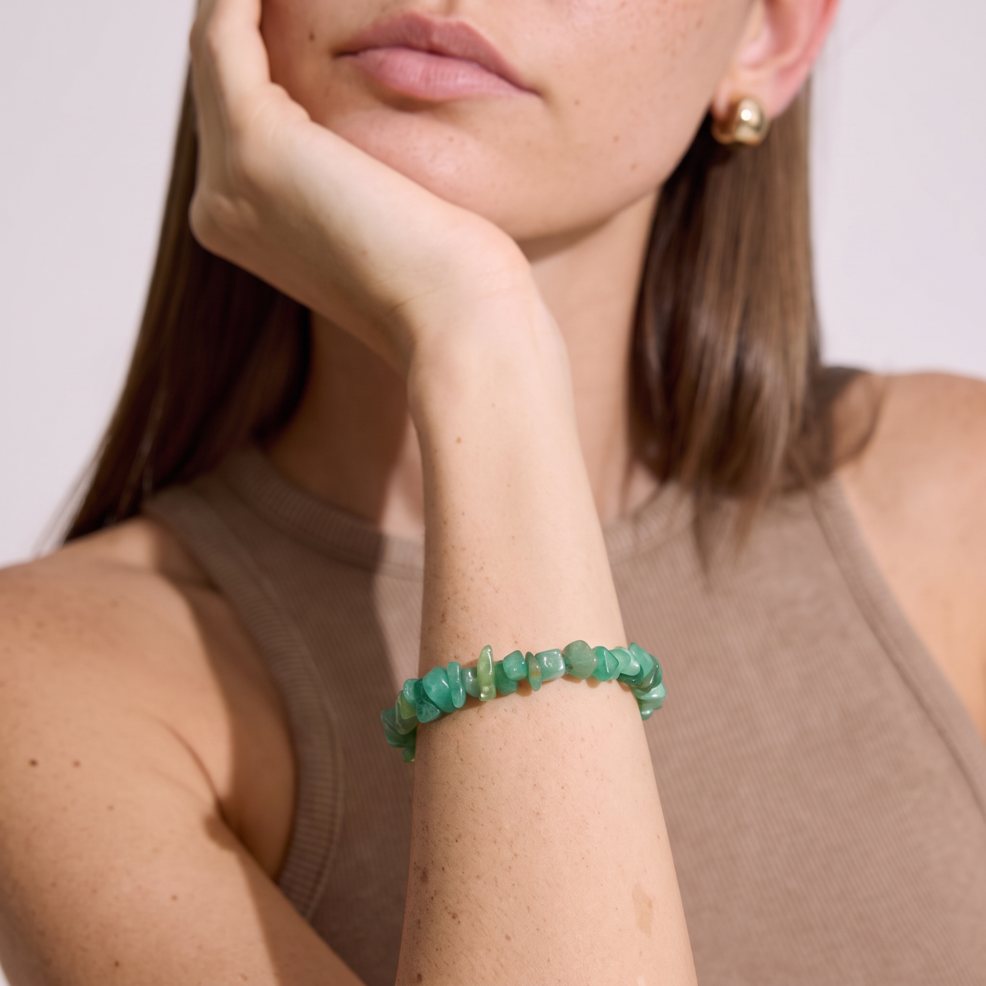 Aventurine Chip Bracelet