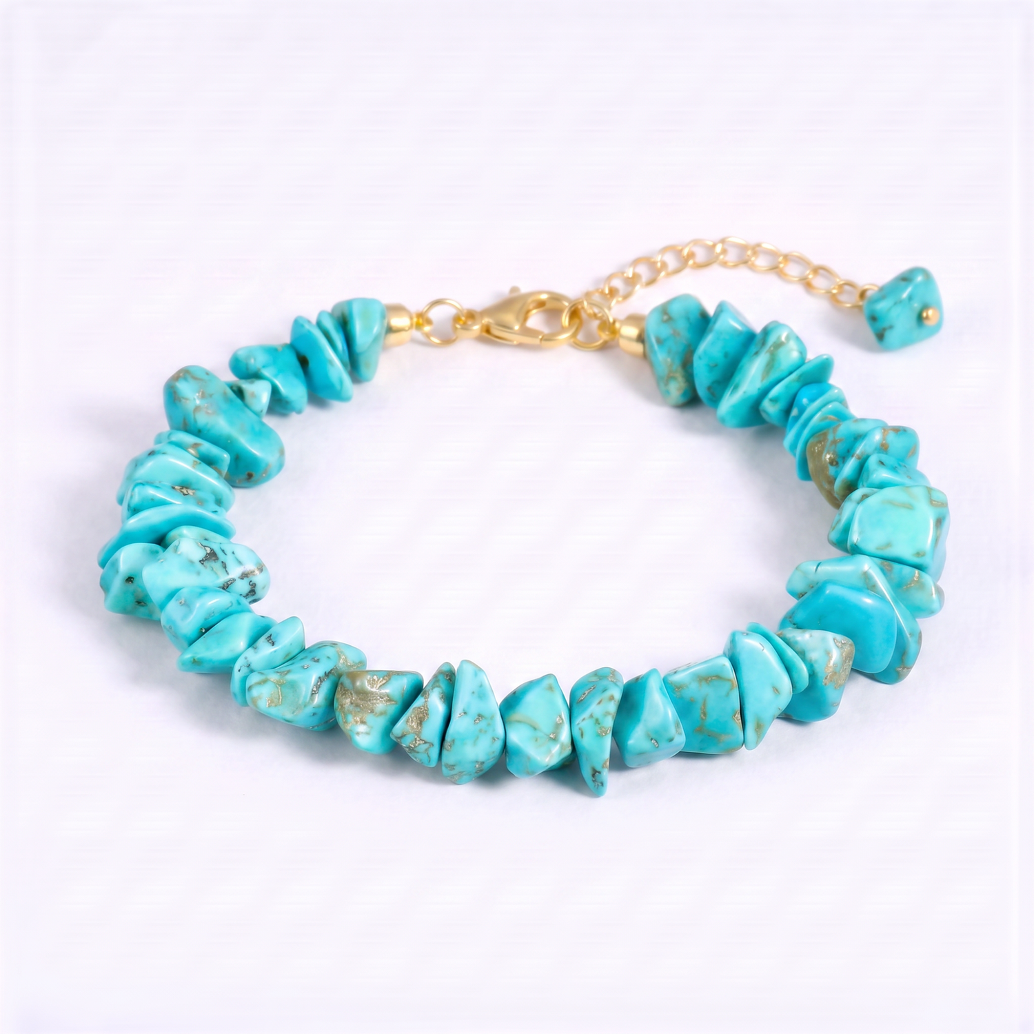Turquoise Chip Bracelet