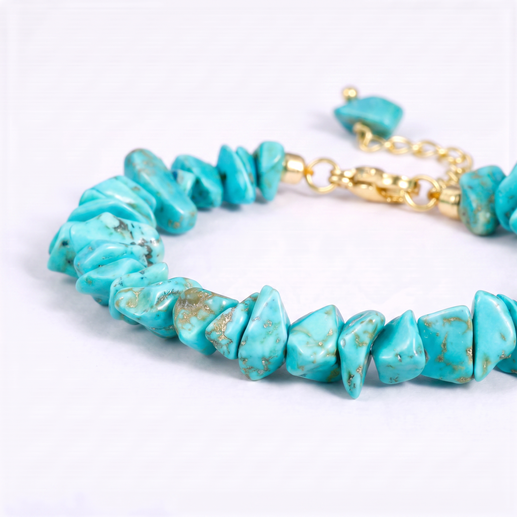Turquoise Chip Bracelet