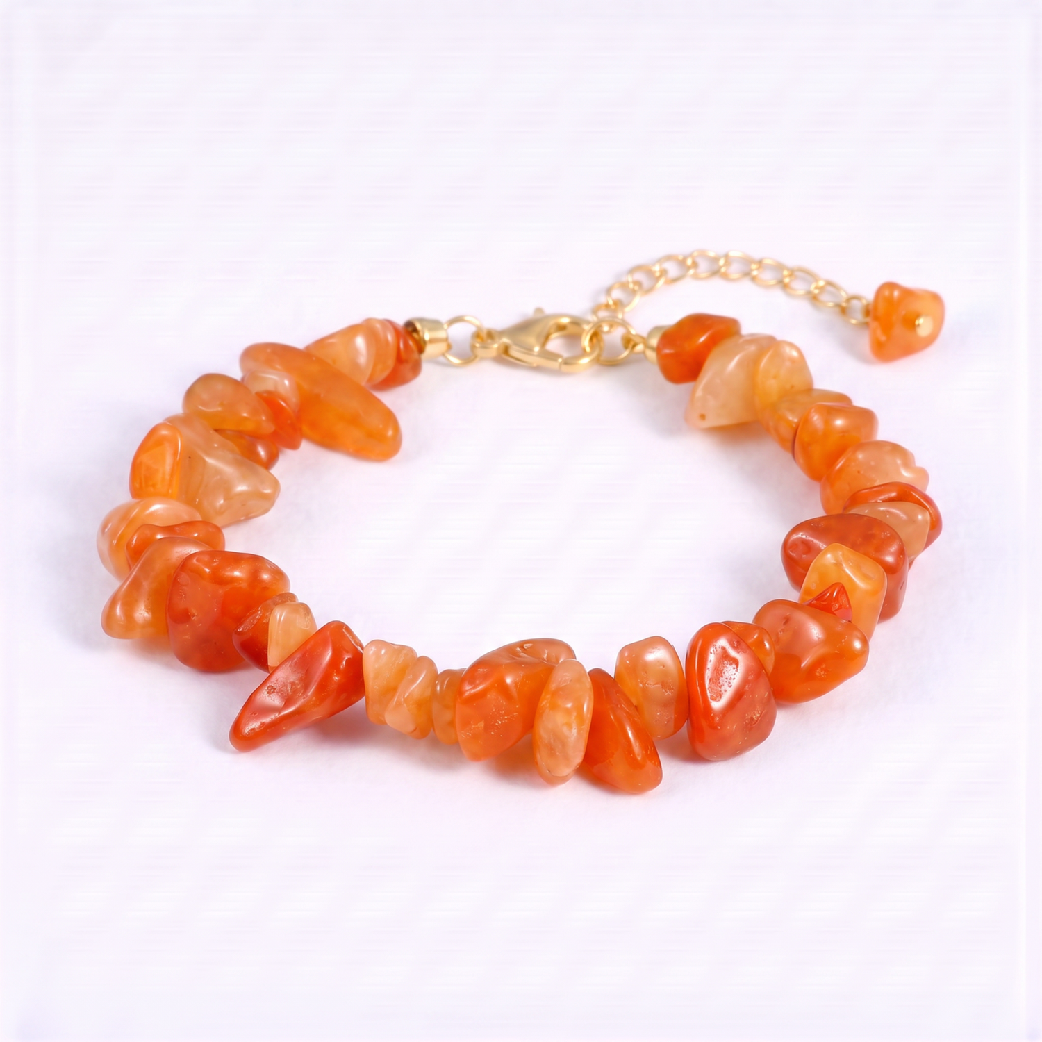 Carnelian Chip Bracelet