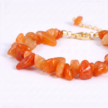 Carnelian Chip Bracelet