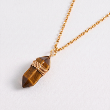 Tiger Eye Healing Necklace