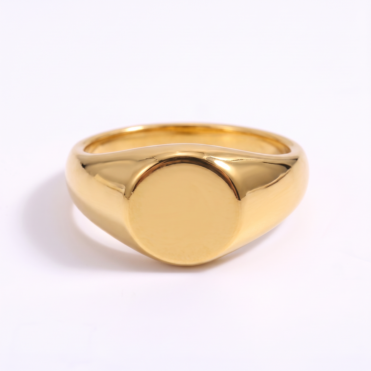 Round Signet Ring