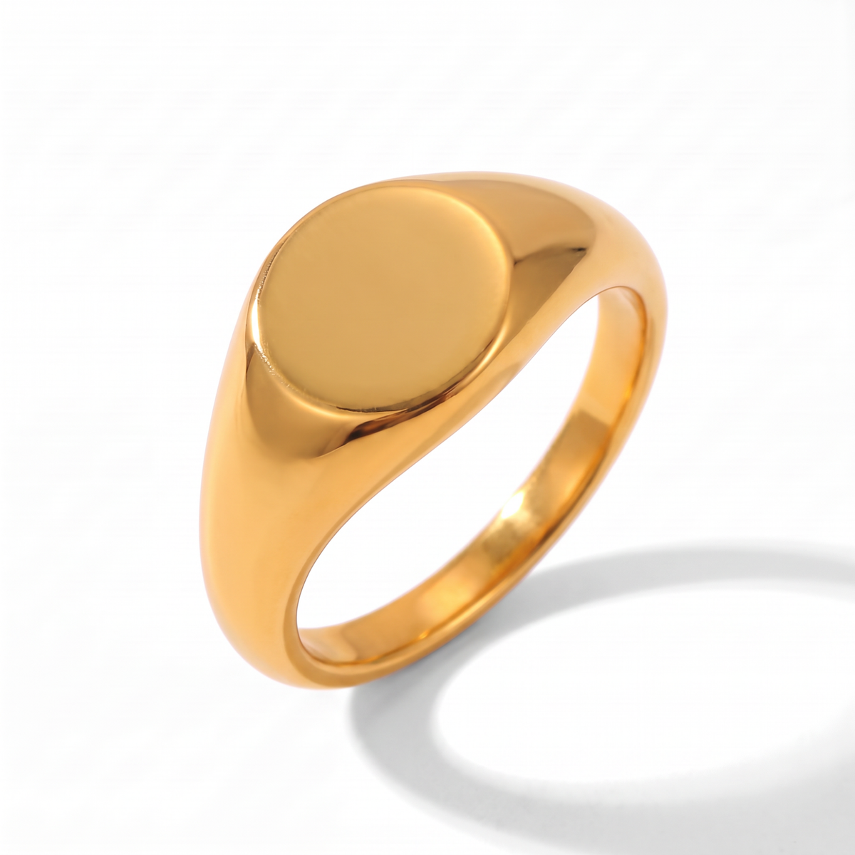 Round Signet Ring