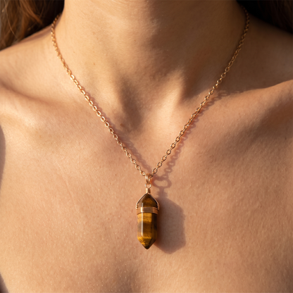 Tiger Eye Healing Necklace