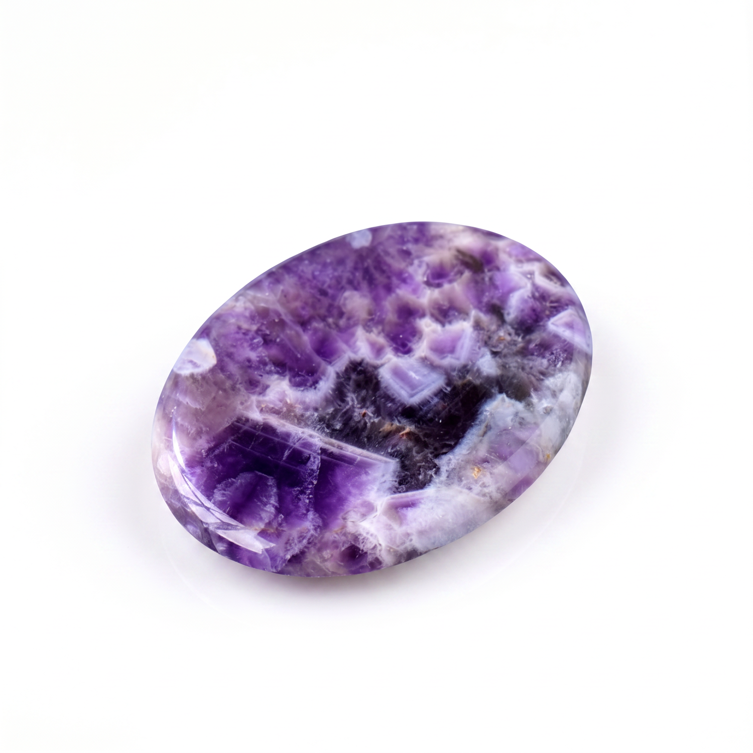 Amethyst Worry Stone