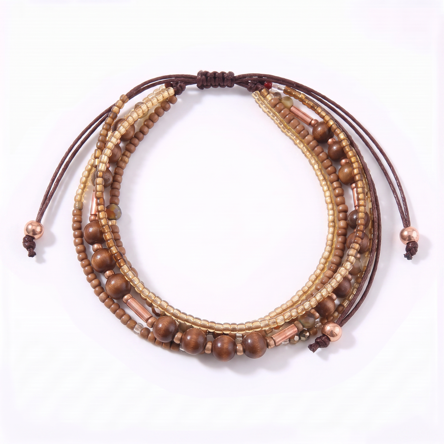 Boho Beads Pack Brown
