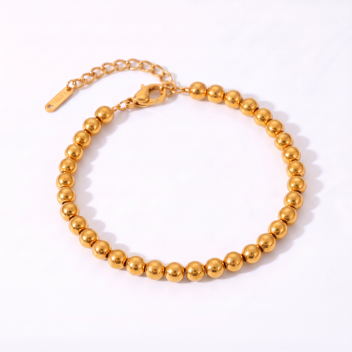 Gold Bead Bracelet