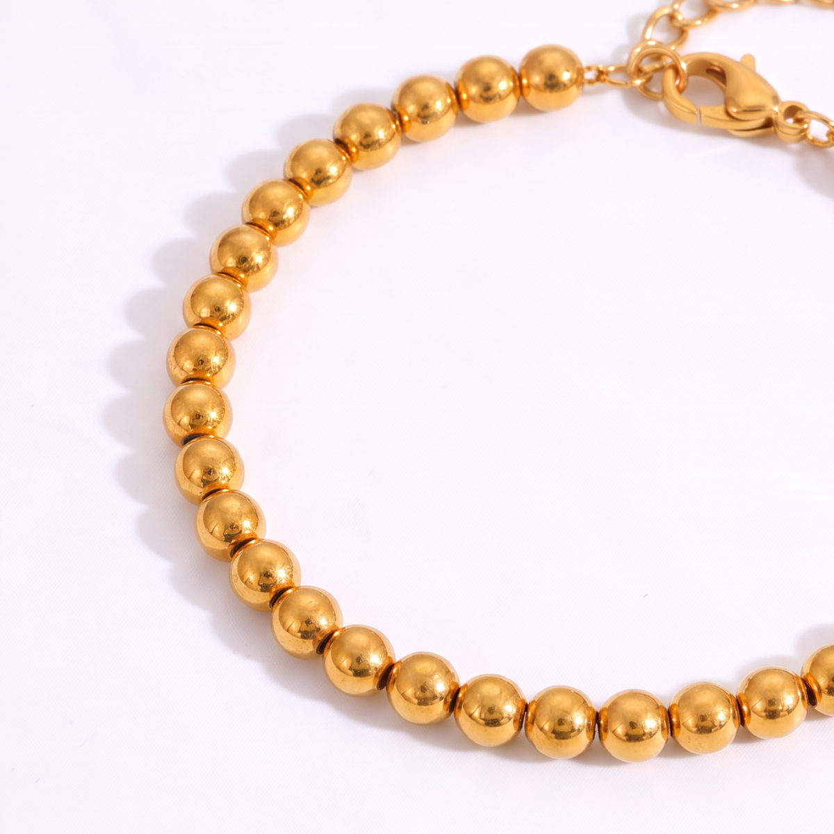 Gold Bead Bracelet