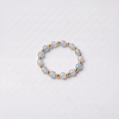 Aquamarine Aura Ring