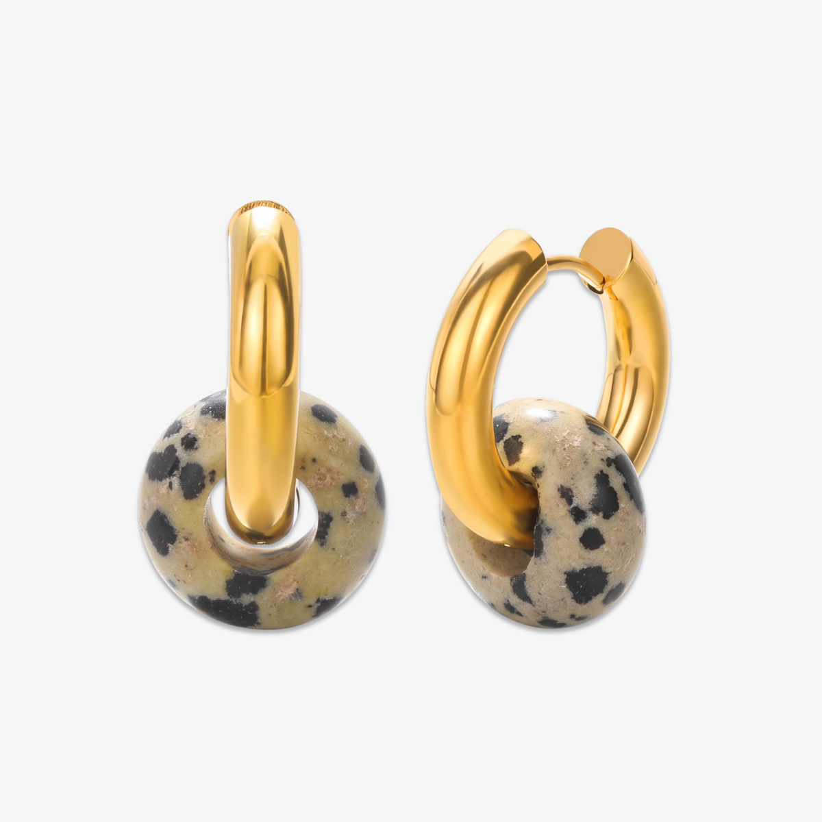 Dalmatian Jasper Earrings