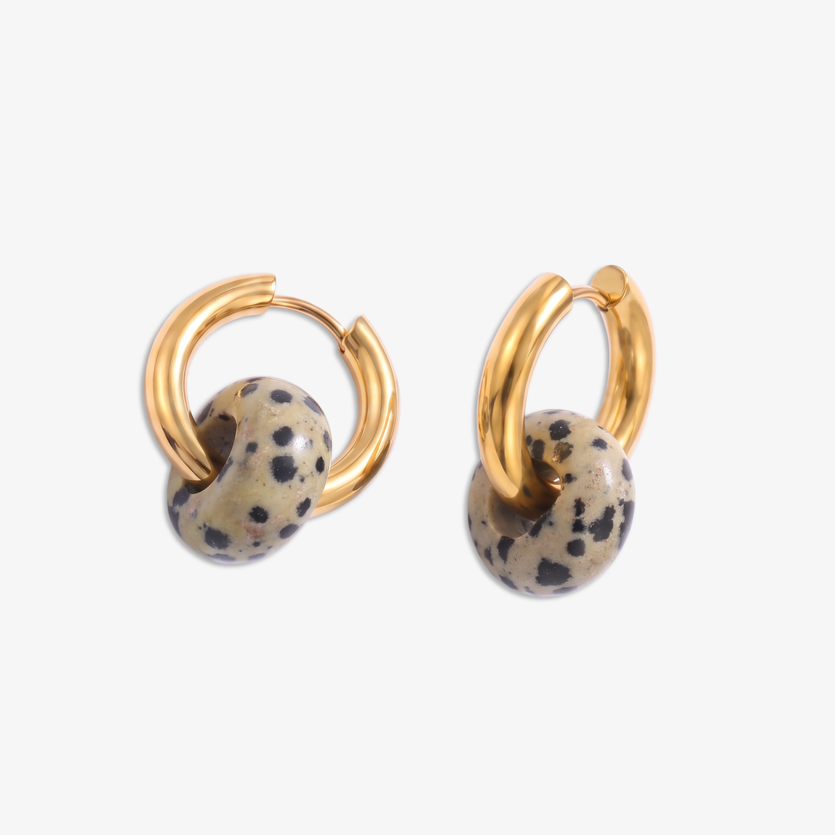 Dalmatian Jasper Earrings