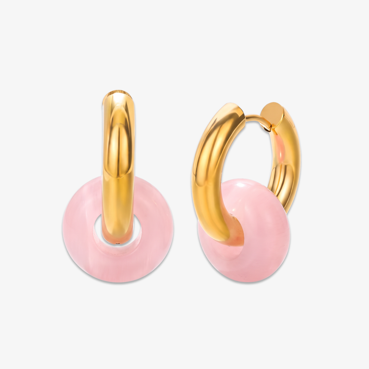 Rose Quartz Earrings