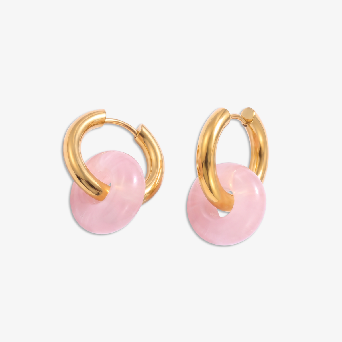 Rose Quartz Earrings