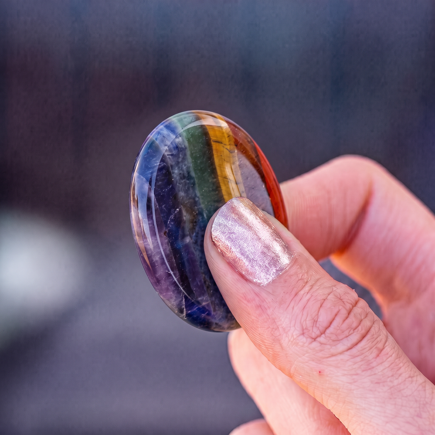 Chakra Worry Stone