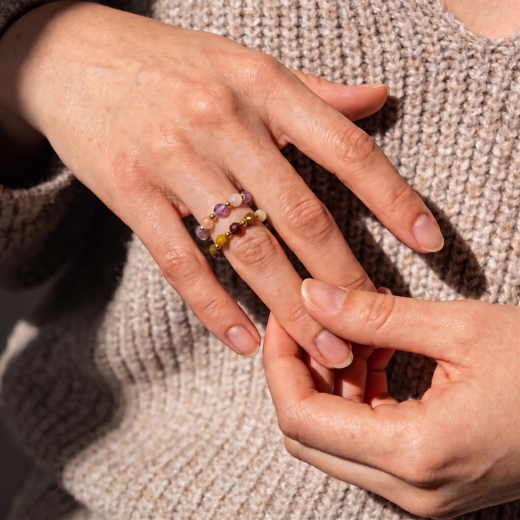 Egg Yolk Aura Ring