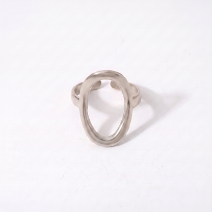 Elipse Ring Silver