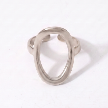 Elipse Ring Silver