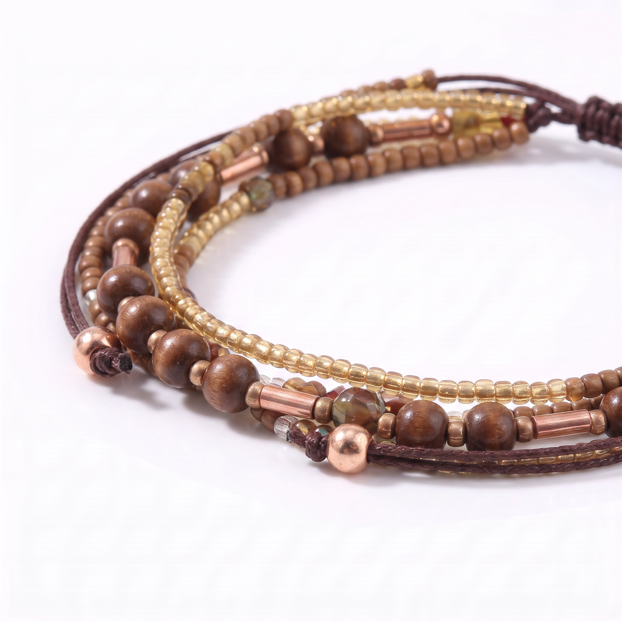 Boho Beads Pack Brown