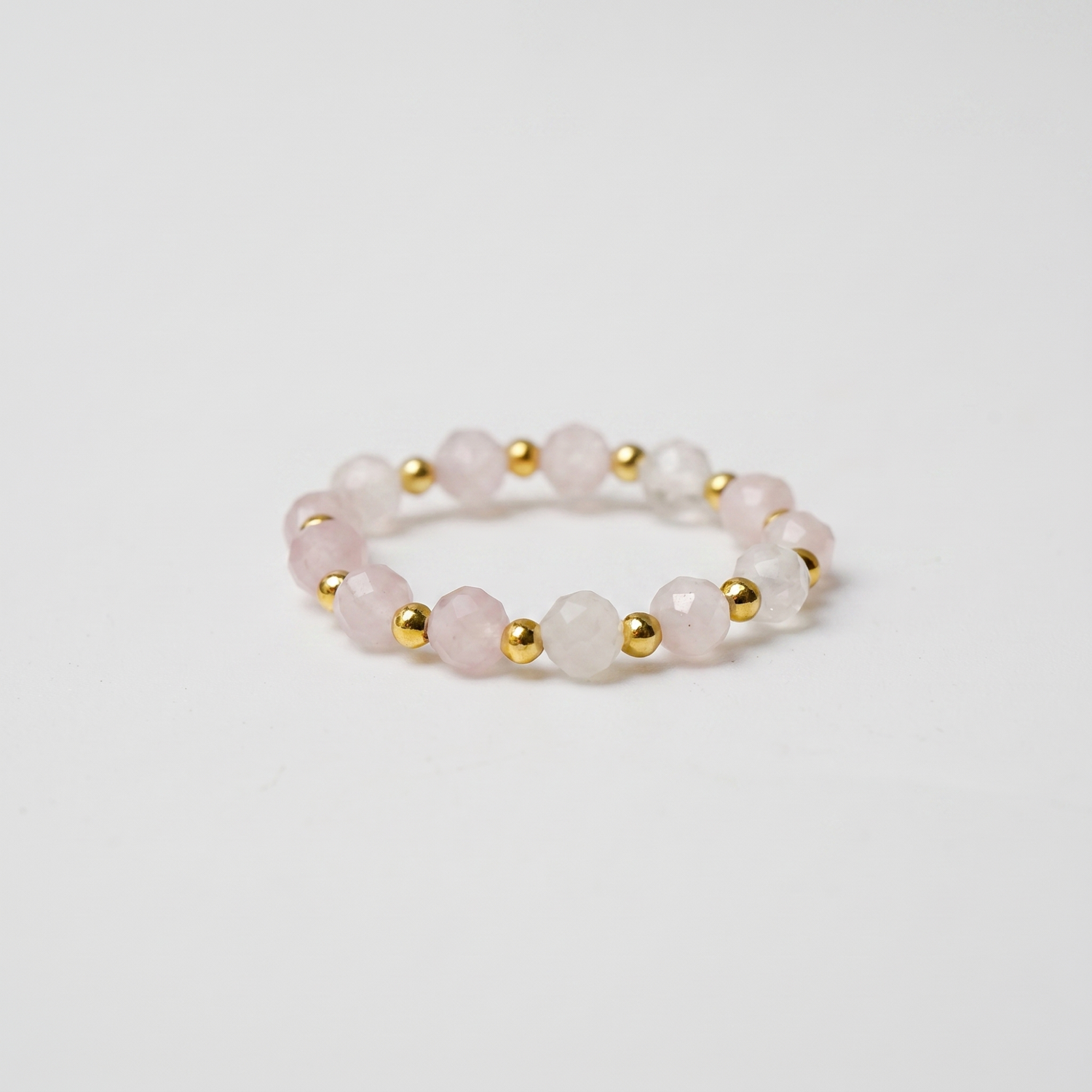 Rose Quartz Aura Ring