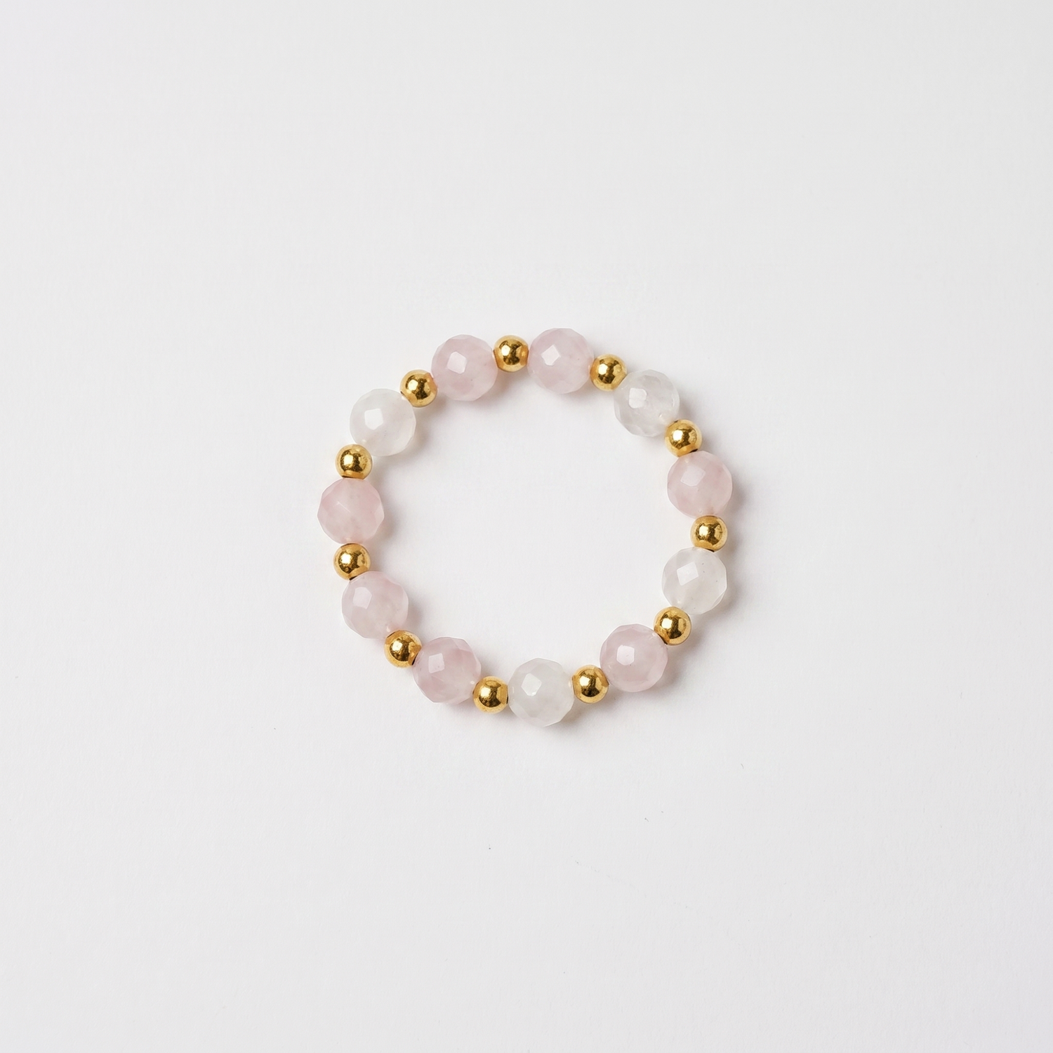 Rose Quartz Aura Ring