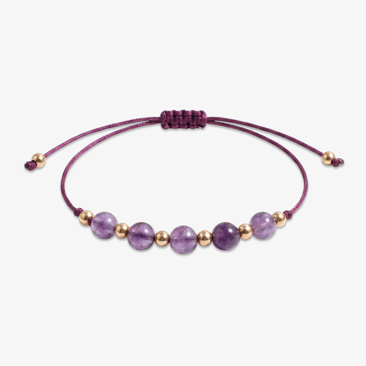 Amethyst Pebble Bracelet