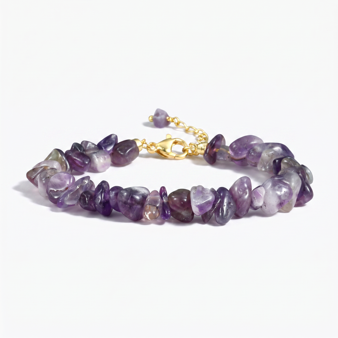 Amethyst Chip Bracelet