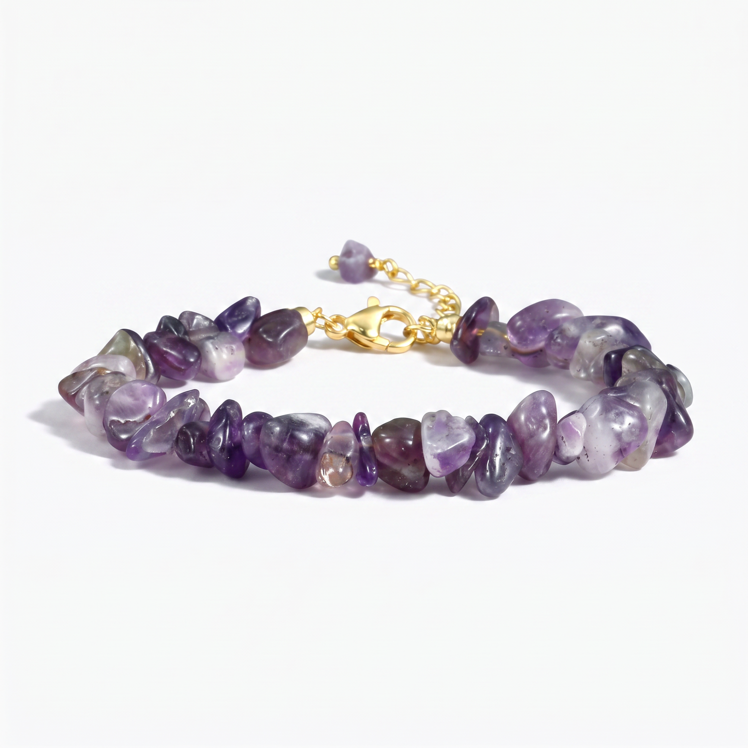 Amethyst Chip Bracelet