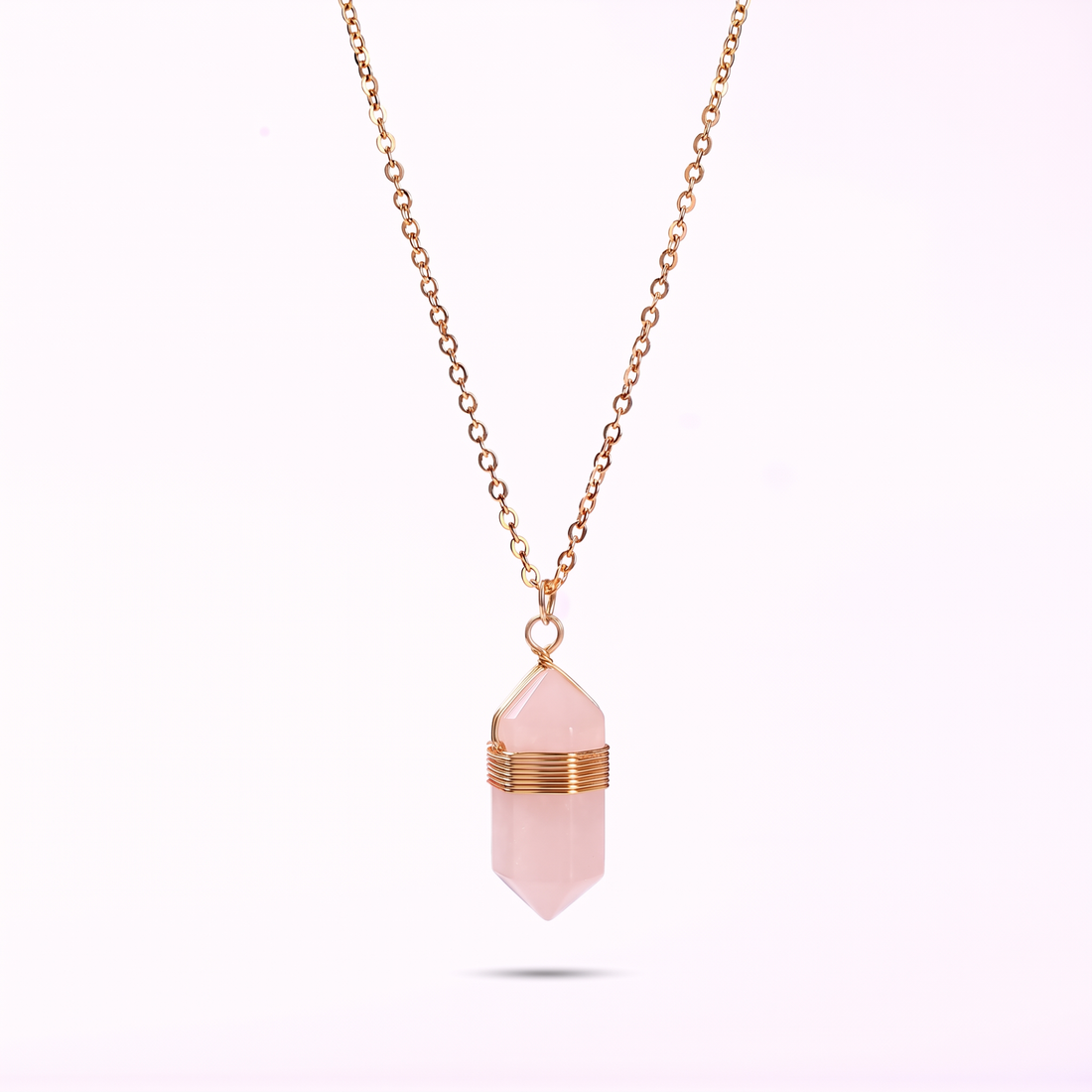 Rose Quartz Healing Necklace